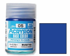 GSIクレオス アクリジョン ベースカラー ベースブルー 18ml 模型用塗料 BN05