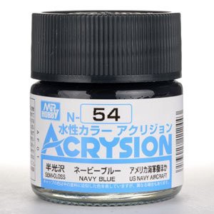 GSIクレオス アクリジョン ネービーブルー 10ml 模型用塗料 N54