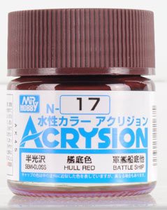 GSIクレオス アクリジョン 艦底色 10ml 模型用塗料 N17