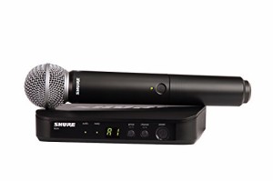 SHURE ワイヤレスマイク BLX ハンドヘルド型 ワイヤレスシステム SM58 ハンドヘルドマイク付属 BLX24/SM58 【国内】