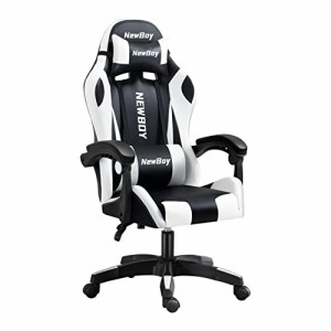 NewBoy ゲーミングチェア gaming chair オフィスチェア オットマン オフィス ゲーム用チェア リクライニングチェア デスクチェア パソコ