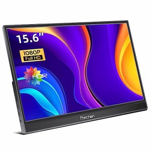 モバイルモニター、15.6インチFHD 1920 * 1080 USB-CモバイルノートパソコンモニターHDMIモニター、外部コンピュータディスプレイ対応ノ