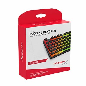 【日本語配列】HyperX ABSプディングキートップ フル108キーセット 2年 HKCPXA-BK-JP/G ( 4P5P4AJ#ABJ )