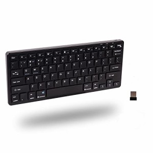 SMART SPACE ワイヤレス キーボード bluetooth キーボード 静音 充電式 薄型 軽量 2.4G+bluetooth マウス レシーバー付属 簡単接続 人間