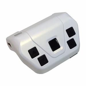 GOALMU TREE リングマウス Bluetooth フィンガーマウス スマホ タブレット パソコン 指マウス ワイヤレス 充電式 【ホワイト】