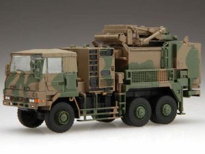 フジミ模型 1/72 ミリタリーシリーズNo.12陸上自衛隊 3 1/2t 大型トラック 射撃統制装置搭載車