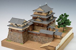 ウッディジョー 1/150 松山城 木製模型 組立キット