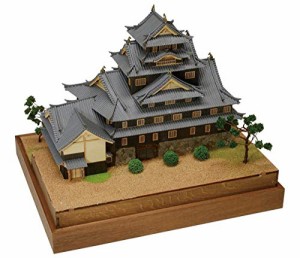 ウッディジョー 1/150 岡山城 木製模型 組み立てキット