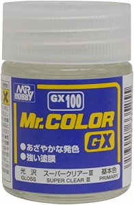 GSIクレオス Mr.カラーGX スーパークリアー3 18ml 模型用塗料 GX100