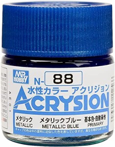 GSIクレオス アクリジョンカラー メタリックブルー メタリック 10ml 模型用塗料 N88