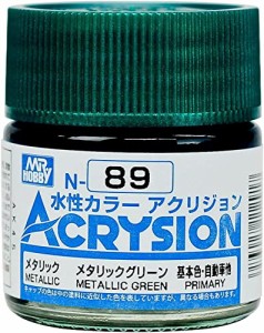 GSIクレオス アクリジョンカラー メタリックグリーン メタリック 10ml 模型用塗料 N89