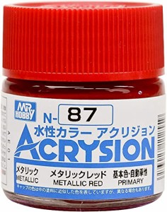 GSIクレオス アクリジョンカラー メタリックレッド メタリック 10ml 模型用塗料 N87