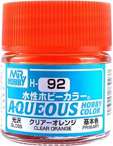 GSIクレオス 新水性ホビーカラー クリアーオレンジ 光沢 10ml 模型用塗料 H92