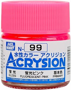 GSIクレオス アクリジョンカラー 蛍光ピンク 蛍光 10ml 模型用塗料 N99