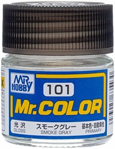 GSIクレオス Mr.カラー スモークグレー 光沢 10ml 模型用塗料 C101