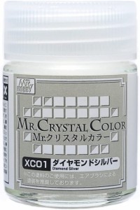 GSIクレオス Mr.クリスタルカラー ダイヤモンドシルバー 18ml 模型用塗料 XC01