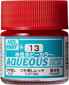 GSIクレオス 新水性ホビーカラー つや消しレッド つや消し 10ml 模型用塗料 H13