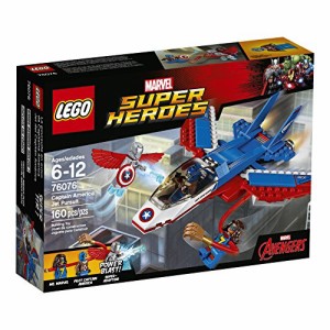 LEGO Super Heroes Captain America 追撃ジェット機 76076 組み立てキット( 160ピース)