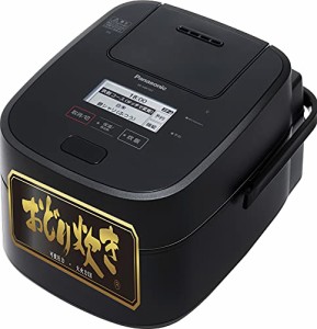 パナソニック 炊飯器 5.5合 最高峰モデル スマホ連携 銘柄炊き分け 可変圧力&大火力おどり炊き スチーム&全面発熱6段IH式 ブラック SR-VS