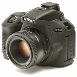 ディスカバード イージーカバー Nikon D5600 用 液晶保護フィルム 付（ブラック）D5600BK