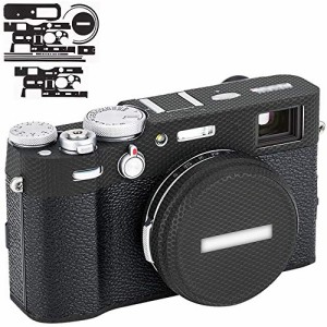 カメラ保護レザーフィルム 富士フィルム Fujifilm Fuji X100V カメラ に対応 3M材料マトリックスブラック