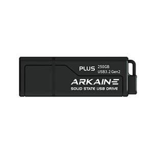 ARKAINE USBメモリ 250GB USB 3.2 Gen2 UASP SuperSpeed+, 超高速 USBメモリー 最大読出速度600MB/s、最大書込速度260MB/s