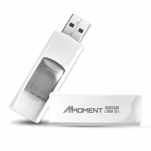 MMOMENT USBメモリ 32GB USB3.1対応 スライド式