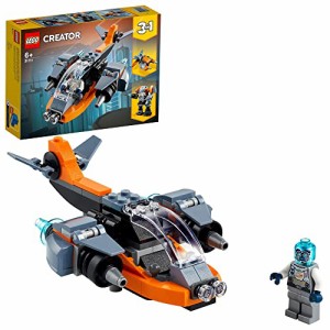 レゴ(LEGO) クリエイター サイバードローン 31111 おもちゃ ブロック 飛行機 ひこうき 男の子 女の子 6歳以上