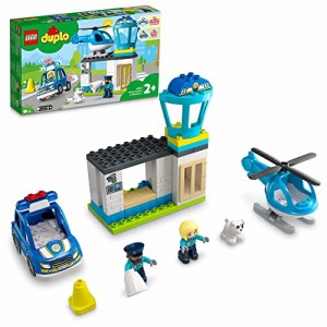 レゴ(LEGO) デュプロ デュプロのまち けいさつしょとヘリコプター 10959 おもちゃ ブロック幼児 警察 けいさつ ヘリコプター 男の子 女の