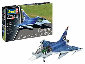 ドイツレベル 1/72 ドイツ空軍 ユーロファイター 2020クアドリガ プラモデル 03843