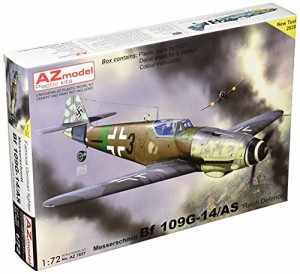 AZモデル 1/72 ドイツ空軍 メッサーシュミットBf109G-14/AS 本土防空戦 プラモデル AZM7657