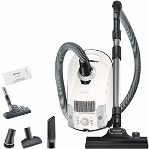 Miele (ミーレ) エントリーモデル Compact C1 SCAO 3 W Pure Suction/ホワイト (正規販売店) 本体＋付属品4種類＋ノズル3種類 強力吸引 