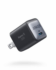 Anker 711 Charger (Nano II 30W) (USB PD 充電器 USB-C)【独自技術Anker GaN II採用/USB PD 対応/PSE技術基準適合】MacBook USB PD 対応