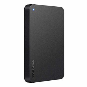 東芝 Canvio 1TB USB3.2(Gen1)対応 ポータブルHDD PC/TV対応 バッファローサポート 国内メーカー 故障予測 外付け Mac ブラック HD-TPA1U