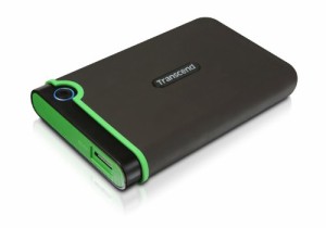 Transcend ポータブルHDD 4TB 耐衝撃 USB3.1 Gen1 アイロングレー 3 TS4TSJ25M3S