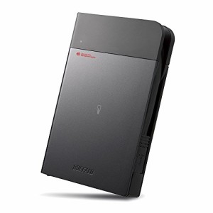 BUFFALO ICカードセキュリティ 強制暗号化 ウイルスチェック 耐衝撃ポータブルHDD 500GB HDS-PZN500U3TV3