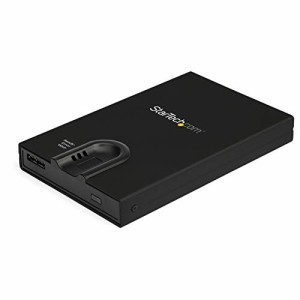 StarTech.com 外付け2.5インチHDD/SSDケース 指紋認証機能 SATA対応ハードディスクケース USB-C/USB-A対応機器と接続 S251BMU3FP
