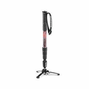 Manfrotto ビデオ用一脚 Element MII ビデオ一脚 アルミニウム 4段 伸高128cm 自重0.67kg 最大耐荷重16kg ツイストロック MVMELMIIA4