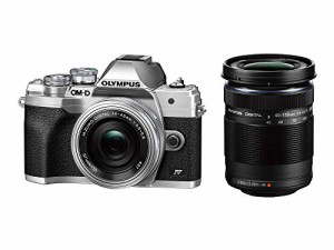 OLYMPUS ミラーレス一眼カメラ OM-D E-M10 MarkIV EZダブルズームキット シルバー