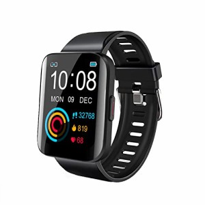 スマートウォッチ【2022モデル&1.7インチ大画面】 Bluetooth5.2 活動量計 smart watch 着信通知 睡眠 IP68歩数計 腕時計 心拍計 スポーツ