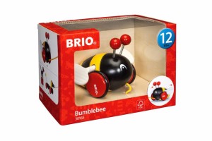 BRIO ( ブリオ ) プルトイ バンブルビー 対象年齢 1歳~ ( 引き車 引っ張るおもちゃ 木製 知育玩具 ) 30165