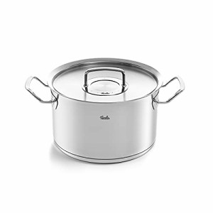 フィスラー (Fissler) 両手鍋 24cm オリジナル プロフィ コレクション シチューポット ガス火/IH対応 ステンレス鍋 無水調理 ドイツ製 【