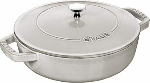 staub ストウブ 「 ブレイザー ソテーパン カンパーニュ 26cm 」 大きい 両手 鋳物 ホーロー 鍋 浅型 すき焼き IH対応【日本正規販売品】