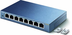 TP-Link スイッチングハブ 8ポート ギガビット 磁石付き らくらくマウント TL-SG508 無償永久