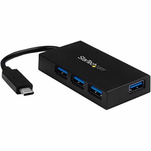 StarTech.com USB-Cハブ/USB Type-C接続/USB 3.1 Gen 1/4ポート(4x USB-A)/バスパワー & セルフパワー(ACアダプター付属)/BC 1.2急速充電