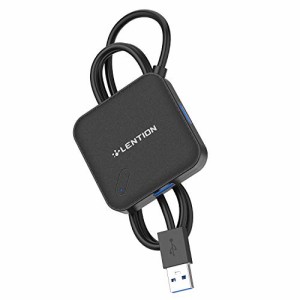 LENTION 4in1 USB A ハブ USB 3.0 4ポート 1M ケーブル 5Gbps 超高速データ転送 LEDライト 長い MacBook Air Mac Mini iMac Pro Microsof