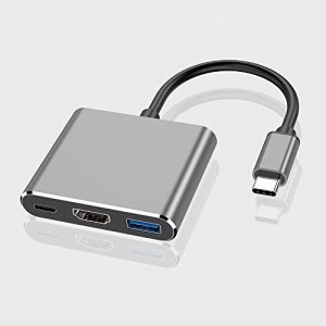 USB Type C HDMIアダプター Type-cマルチポートアダプター USB3.0ポート Type Cハブ 4K 解像度 hdmi出力ポート 3-in-1 変換アダプタ USB