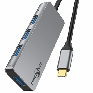 USB C ハブ Type C ハブ GADEBAO 4つのUSB 3.0ポート usb 3.1 ハブ type-c 高速データ転送 USB ハブ USB Type C アダプタ 設定不要 スリ