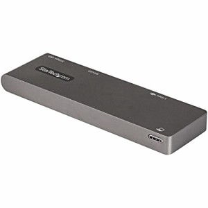 StarTech.com USB Type-Cマルチ変換アダプター/直挿しタイプ/MacBook Pro & Air対応/4K HDMI/100W USB PD/SD & microSD スロット/2ポート