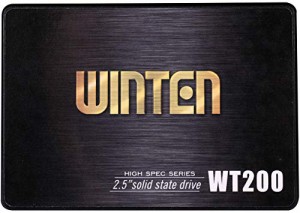 WINTEN SSD 512GB 5年 WT200-SSD-512GB 内蔵型SSD SATA3 6Gbps 3D NANDフラッシュ搭載 デスクトップパソコン、ノートパソコン、PS4にも使